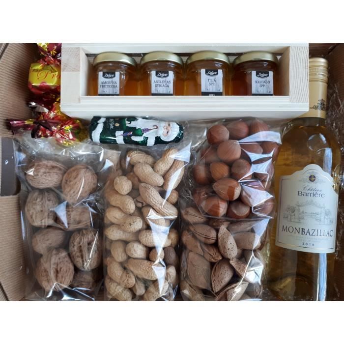 panier garni Fruits secs & Miel