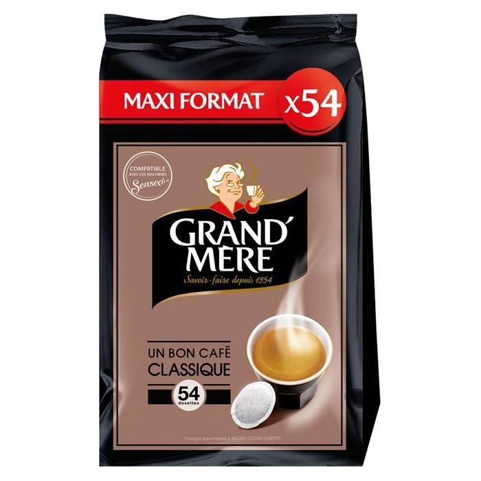 LOT DE 3 - GRAND MERE Classique - 54 Dosettes de café Compatible Senseo