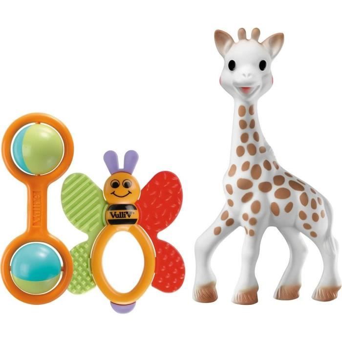 Sucettes et anneaux de dentition Vulli - Fresh Touch - Sophie la Girafe - Coffret Set de Naissance 194071