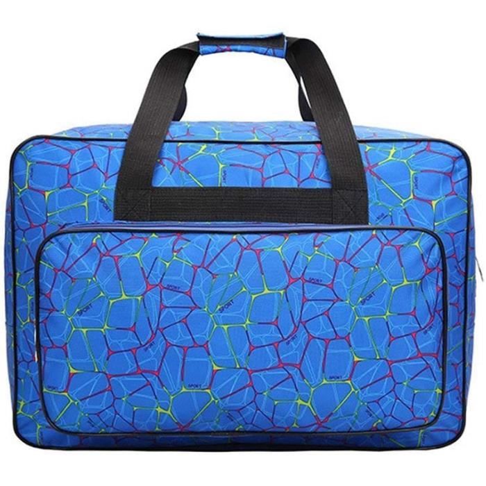 MACHINE A COUDRE,Sac de voyage Portable de grande capacité,Sac pour Machine à coudre,sac fourre tout pour outil de - Blue #B