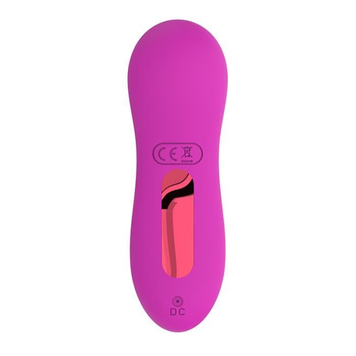APPAREIL DE MASSAGE MANUEL,Vibromasseur à succion de mamelon g spot pour femmes jouets à lécher la langue 10 #C