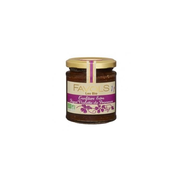 Confiture Figue Violette de Provence Bio, 220g