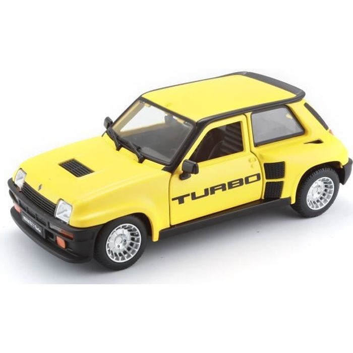BBURAGO Voiture Renault R5 Turbo 1 1/24ème - Jaune