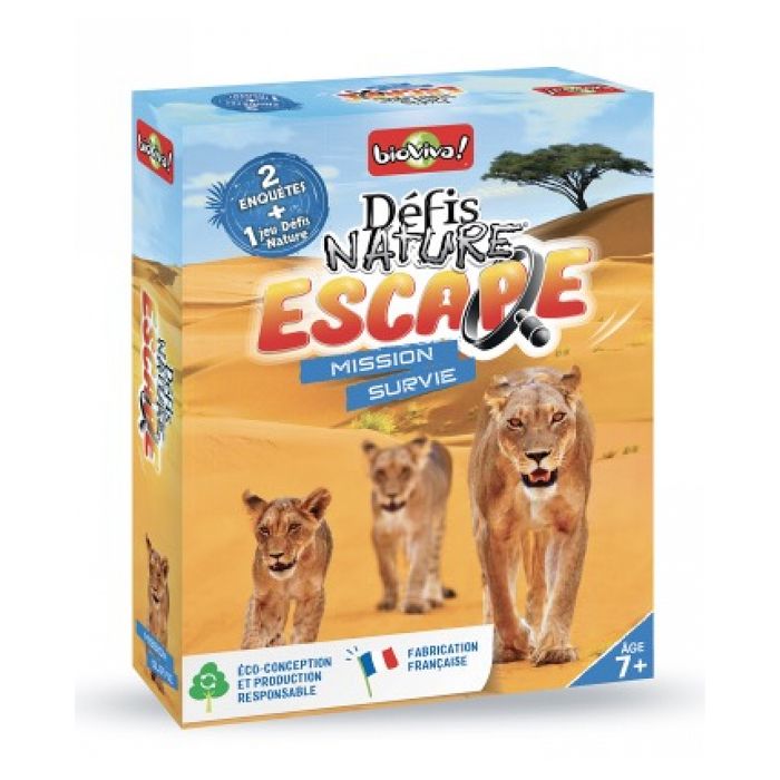 Défis nature : Escape MISSION SURVIE