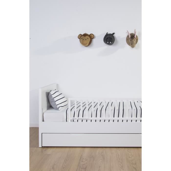 Barrière Anti Chute de Lit Blanc