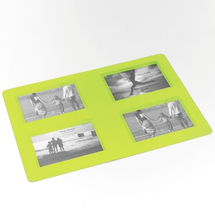 Set de table photos rectangle 29 x 42 cm polypropylene souvenirs Vert