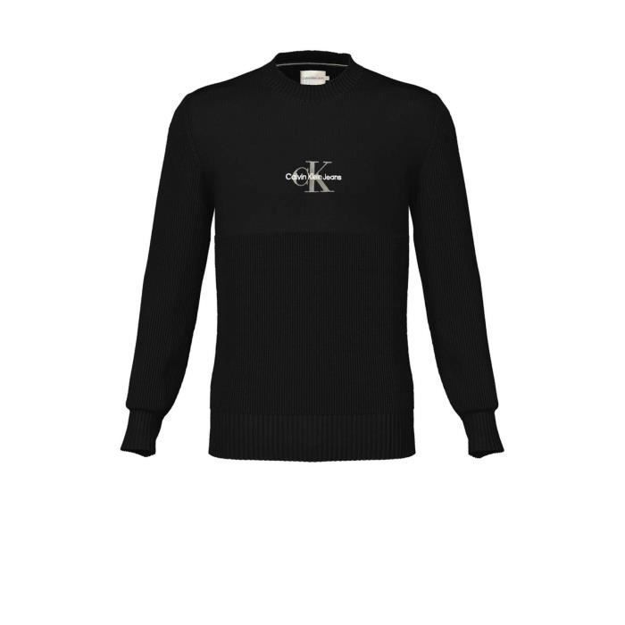 Pull relaxed logo brodé - Calvin klein - Homme