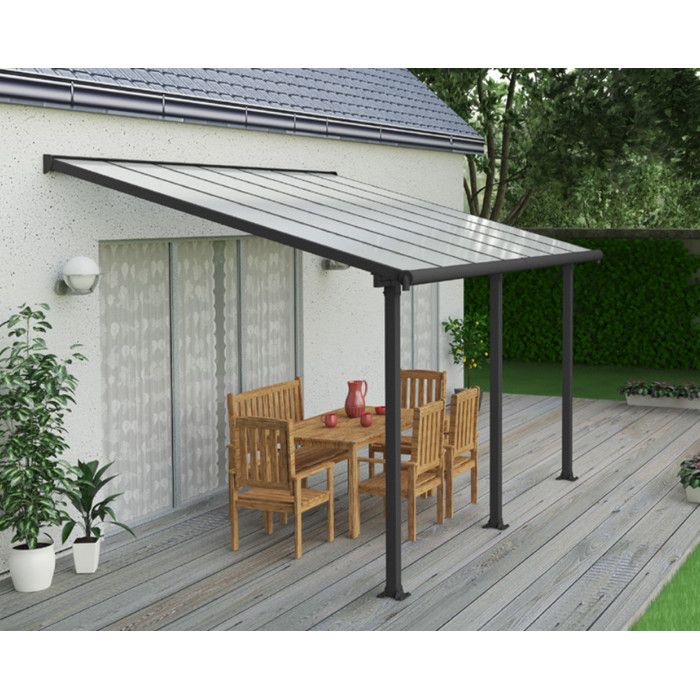 Pergola Olympia 3x4 , Couleur Gris
