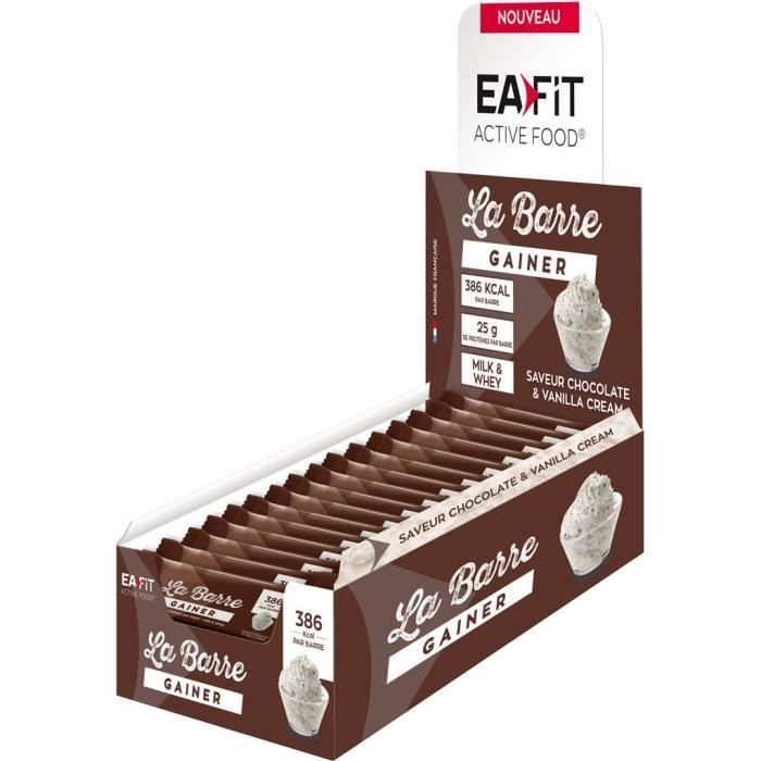 EAFIT - La barre GAINER Chocolat & Vanille Crème