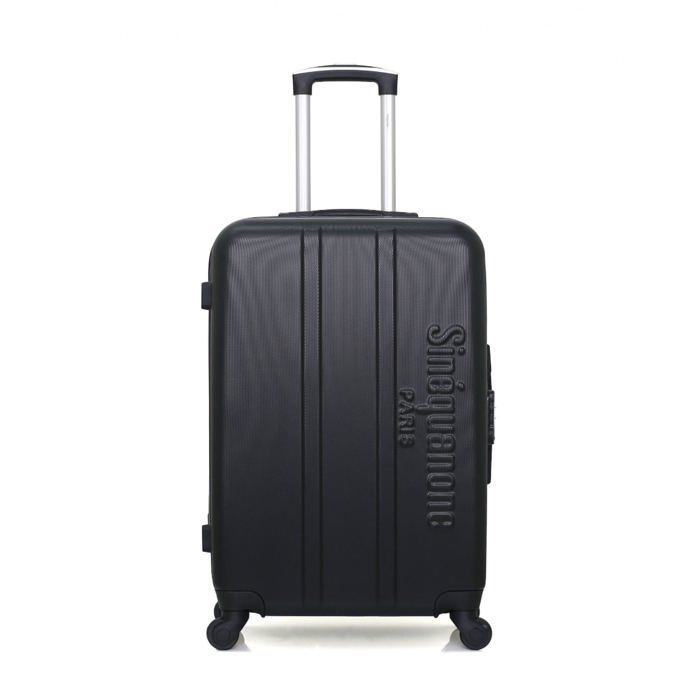 SINEQUANONE – VALISE WEEK-END - ABS – 65cm – 4 roues – OLYMPE – NOIR