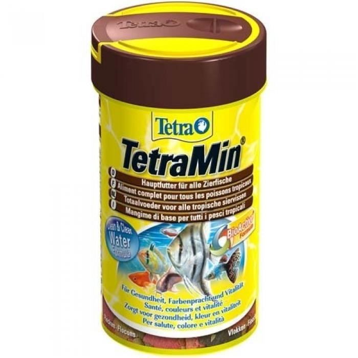 TETRA TETRAMIN NOURRITURE POUR POISSONS TROPICAUX 250 ML