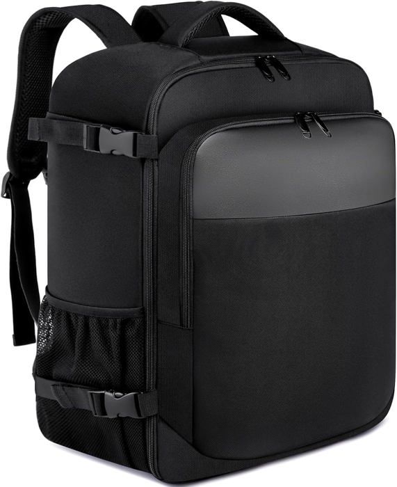 Sac Voyage Cabine Bergsalz Easyjet Sac à Dos Sous Vide, 45 X 36 X 20 Cm, Pour Homme Et Femme, Avec Système De Vide, Beige, Vakuum Version Sac A Dos De Voyage