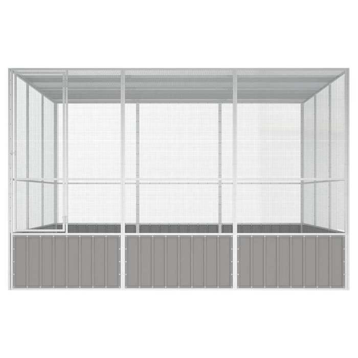 Meilleurs prix pour Volière pour Canaries Perroquet MVS - Cage à oiseaux Gris 3025x3245x2115 cm Acier galvanisé - shop26119305