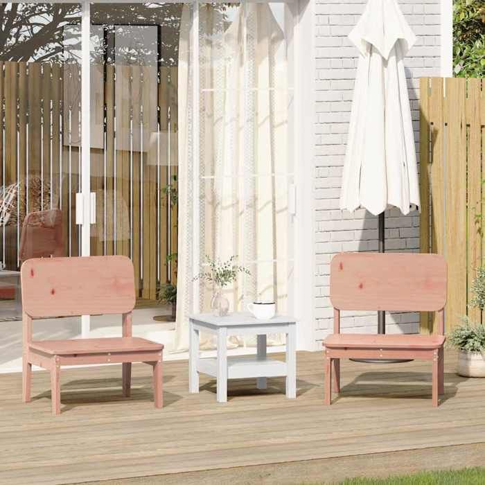 SALE 2025Chaises de jardin - lot de 2 - Fauteuils de Jardin 60x525x72 cm bois massif de douglas - 60x525x72 cm164 Kg 7122