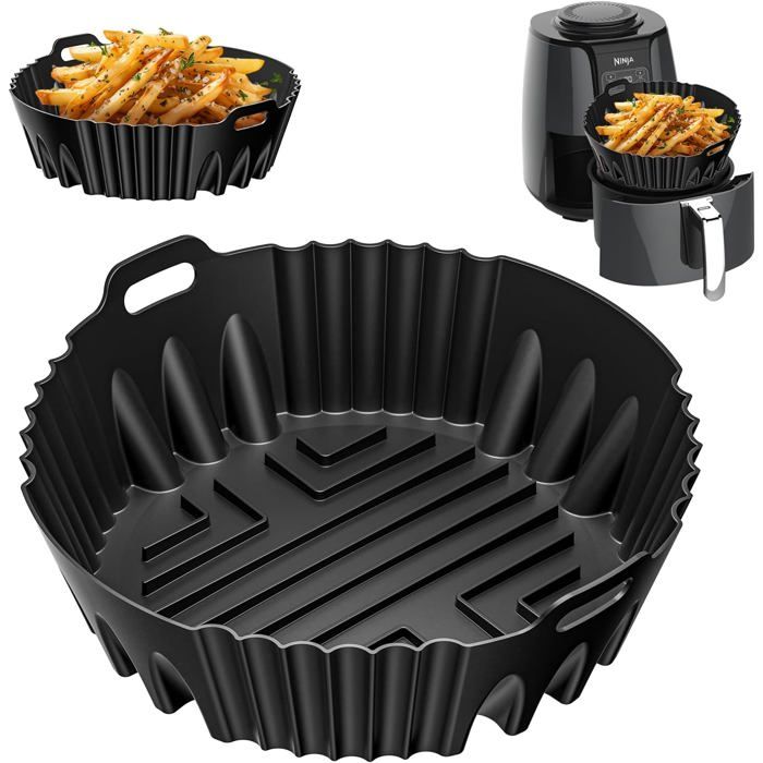 Lot De 8 Moules En Silicone Pour Air Fryer - Pour Muffins, Cupcakes, œufs - Sans BPA