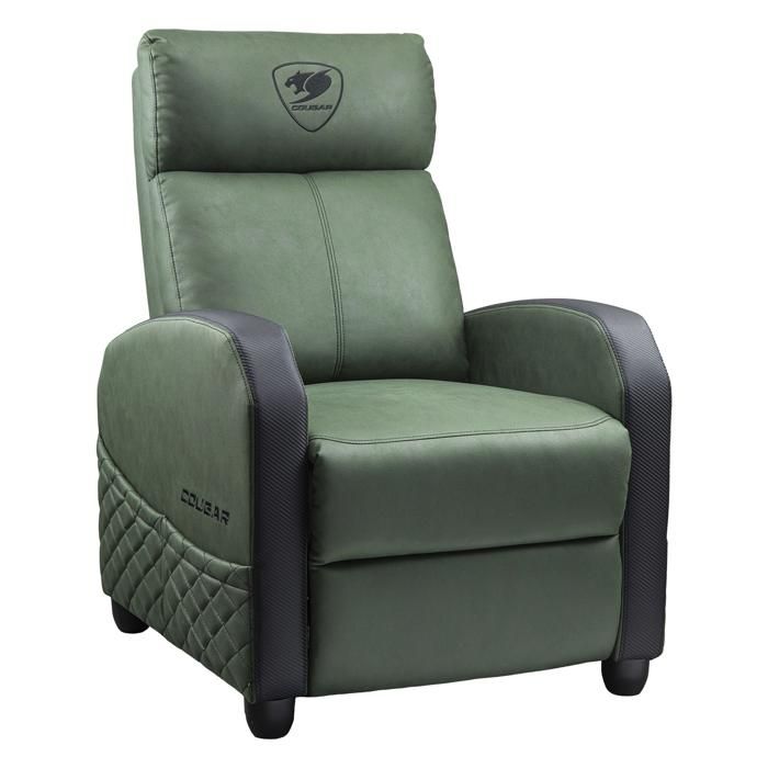 Fauteuil gaming Cougar Gaming RANGERELITE Dossier 180° Accoudoirs 4D PVC velours et tissu imitation cuir - vue 4