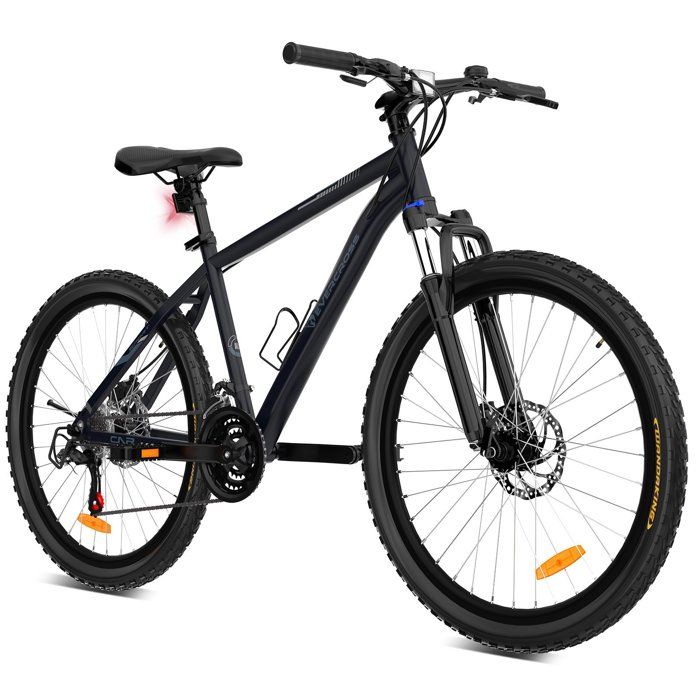 Vélo VTT EVERCROSS TECH EM3 Pneu 26 Aluminium 21 vitesses freins à disque suspension avant – Vélo tout terrain Noir