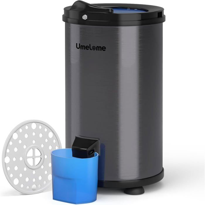 Sèche-Linge Électrique 6 kg 2800 tr/min Classe Énergétique A+++ Séchoir Économe en Énergie (Noir) - Svatv