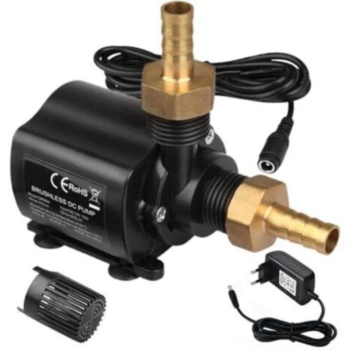 Mini pompe à eau 12V 800L/H 4.5M 15W pompe à eau submersible petite pompe de bassin pompe de fontaine pompe à eau
