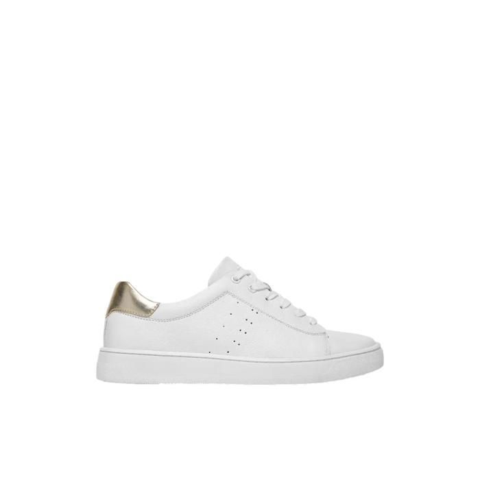 Baskets en cuir femme Lasocki - blanc