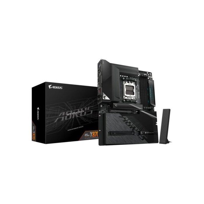 GIGABYTE X870 AORUS STEALTH Carte Mère Prend en charge les processeurs AMD Ryzen 9000 VRM numérique 16+2+2 phases jusqu’à 82 - vue 3