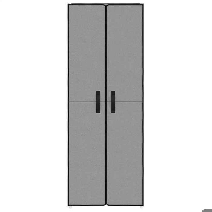 Décoratif - Armoire de rangement à chaussures - Cabinet couloir - Gris 60x30x166 cm Tissu 7224768