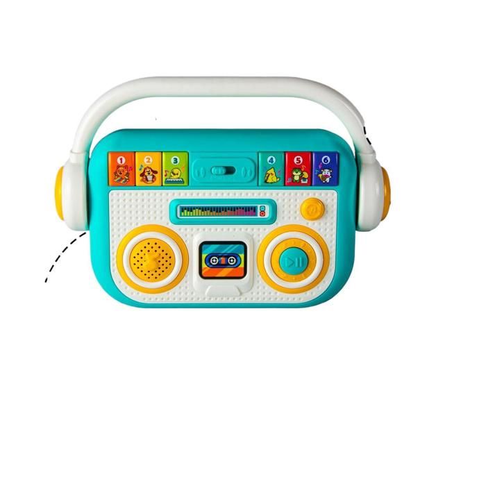 Vert Jouet éducatif bébé lecteur musique histoires machine karaoké cartes interactif conte musical veilleuse early education