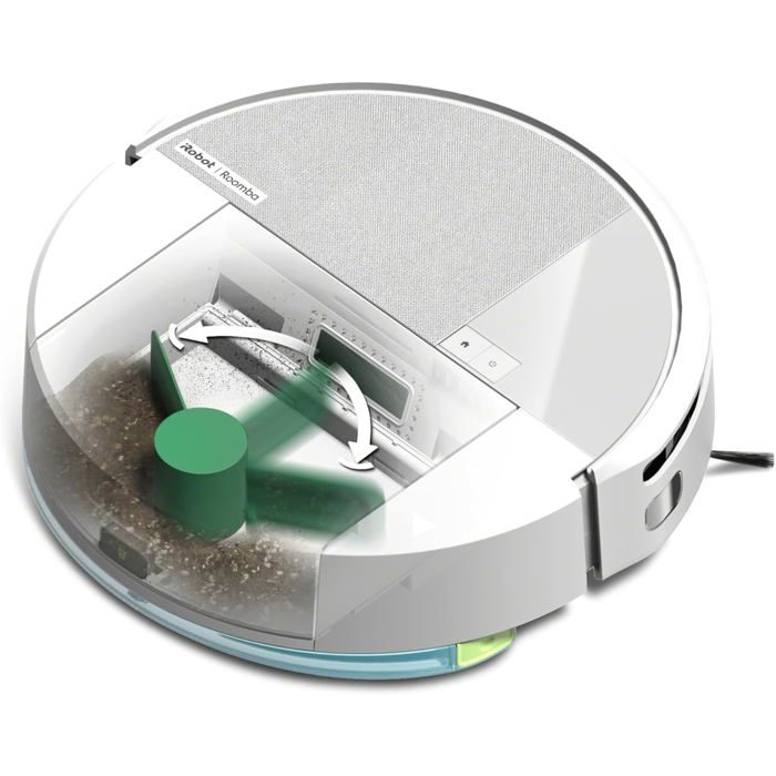 Roomba 205 Dustcompactor Combo Robot - Compacte Automatiquement Les Débris À L’Intérieur Du Robot JusquÀ 60 Jours - Sans Sac - Cle