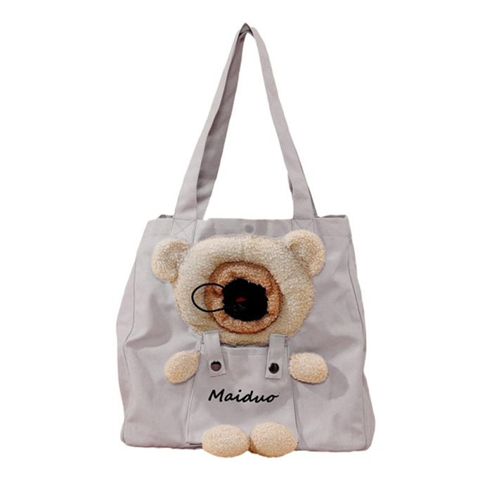 Sac de transport pour chat sac à dos portable pour animal tête visible bandoulière idéal pour voyage et sortie