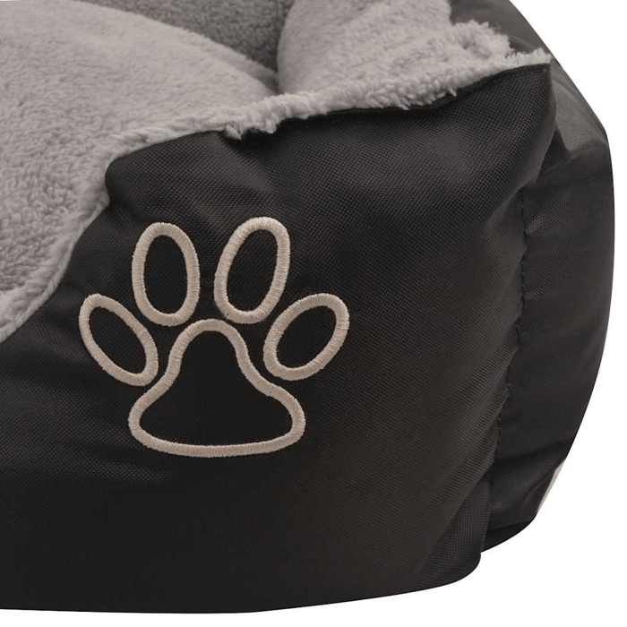 Magnifique Lit pour chiens avec coussin rembourré Taille M Noir - design polyvalent - pour maison - Noir 0.93 kg 2026_910076