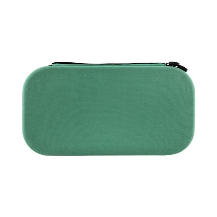 Livre De Rangement Pour Boucles D'Oreilles En Cuir Vert + 5 Sacs Transparents - Portable Et Multifonction - 10