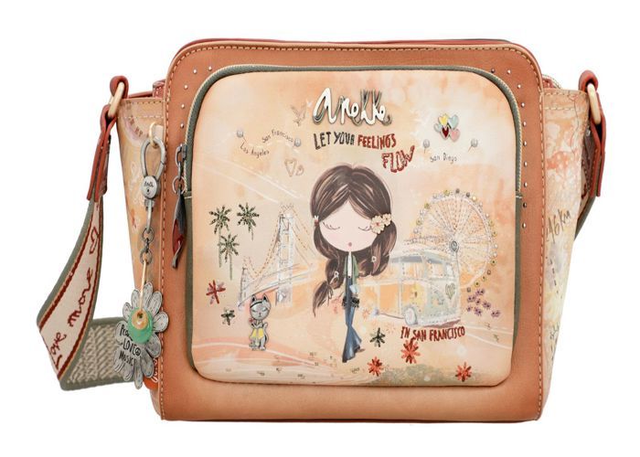 Anekke borsetta borsa a tracolla Peace & Love Bowling Short