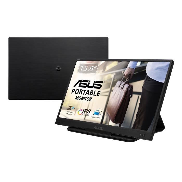 Ecran PC - ASUS - ZenScreen MB166C - Portable USB Monitor - 15.6 inch - Full HD - IPS - USB Type-C