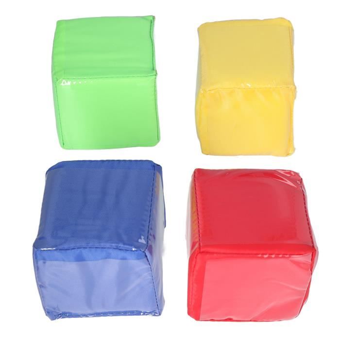 Ciieeo Lot De 4 Gros Dés En Mousse DIY – Dés Énormes Vierges Pour Jeux Éducatifs, Fêtes, Bricolage Et Activités Pédagogiques