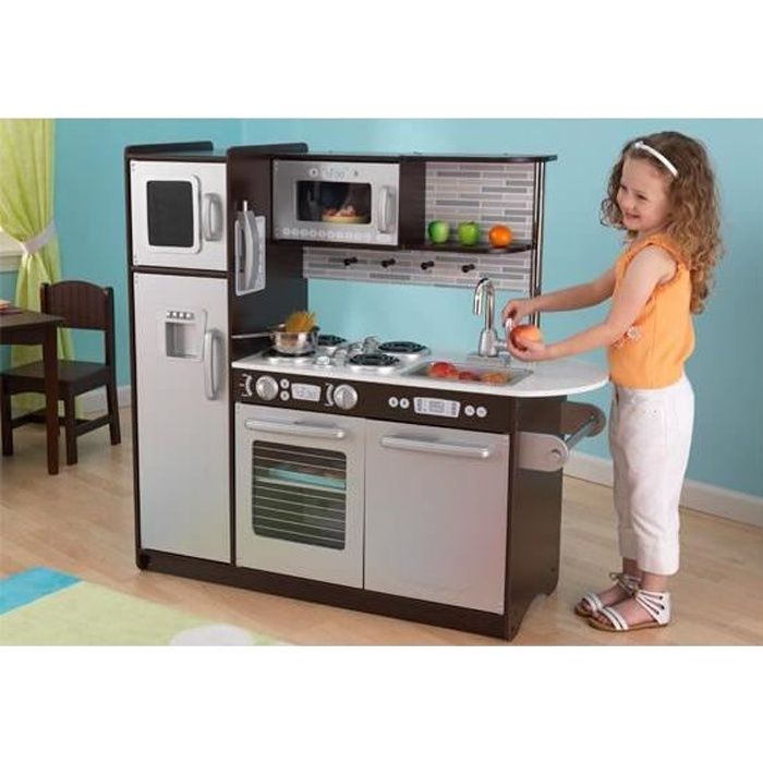 cuisine equipee dinette enfant design new york cdiscount jeux jouets