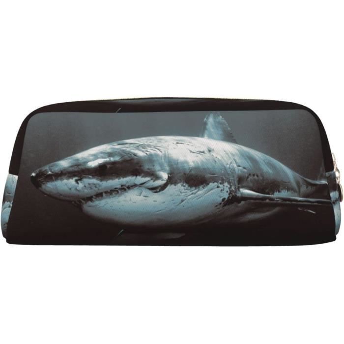 Couverture à Enfiler Type Gigoteuse Adulte - Motif Requin, Taille 170 Cm - Tissu Flanelle Doux, Pour Ados Et Adultes - Couleur Gris Foncé