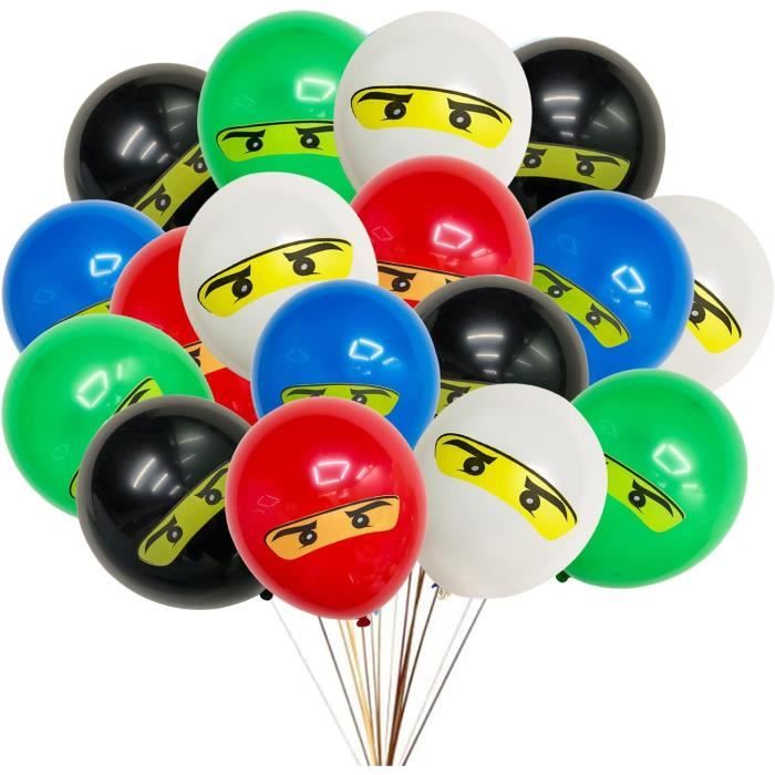 Ninjago Thème Enfants Fête d'anniversaire Bannière Ballons Gâteau
