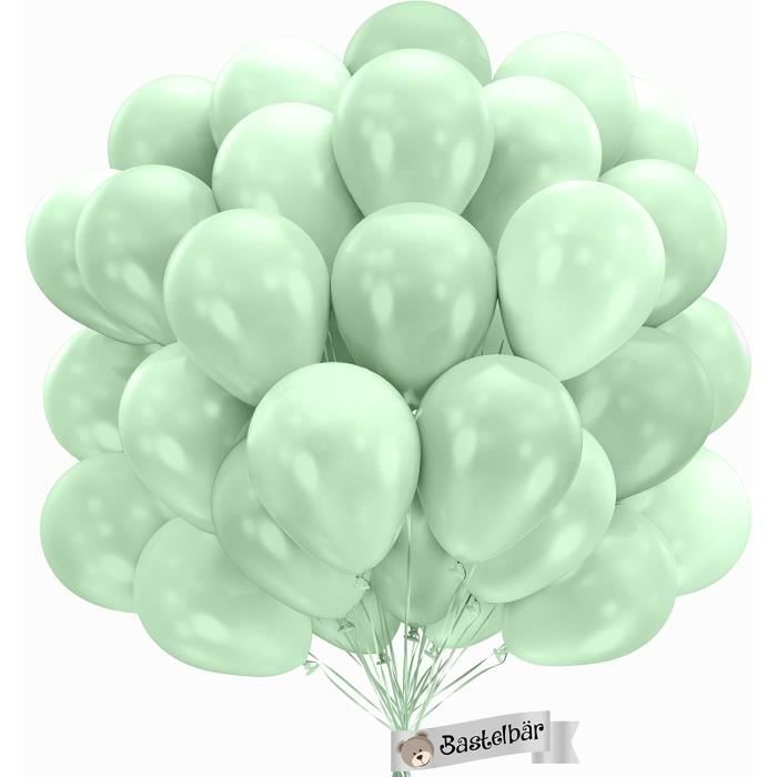 Ballon Vert Pastel Bio 50 Pièces Made In Eu Ballons Certifiés Durables Bio  100% Latex Naturel Ø34Cm Ballon Vert Menthe Adapt[u915] - Cdiscount Maison