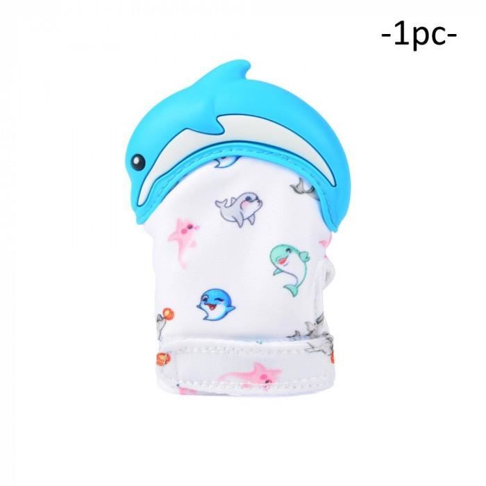 Version 1 1pc Colore Bebe Dentition Moufle Bpa Gratuit Panda Enfant En Bas Age Jouets De Dauphin Sucette Gant Wrapper Son A Cdiscount Pret A Porter