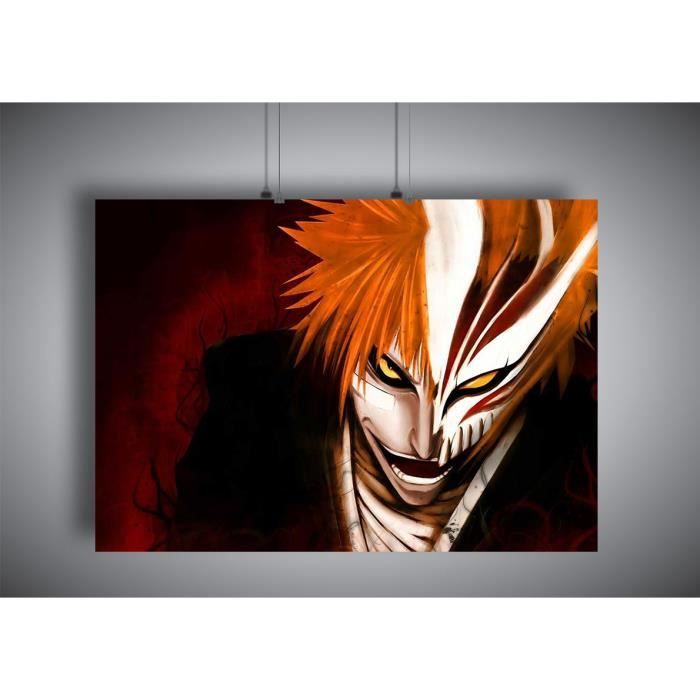 Poster Ichigo Kurosaki Bleach Anime Manga Wall Art A4 21x29 7cm