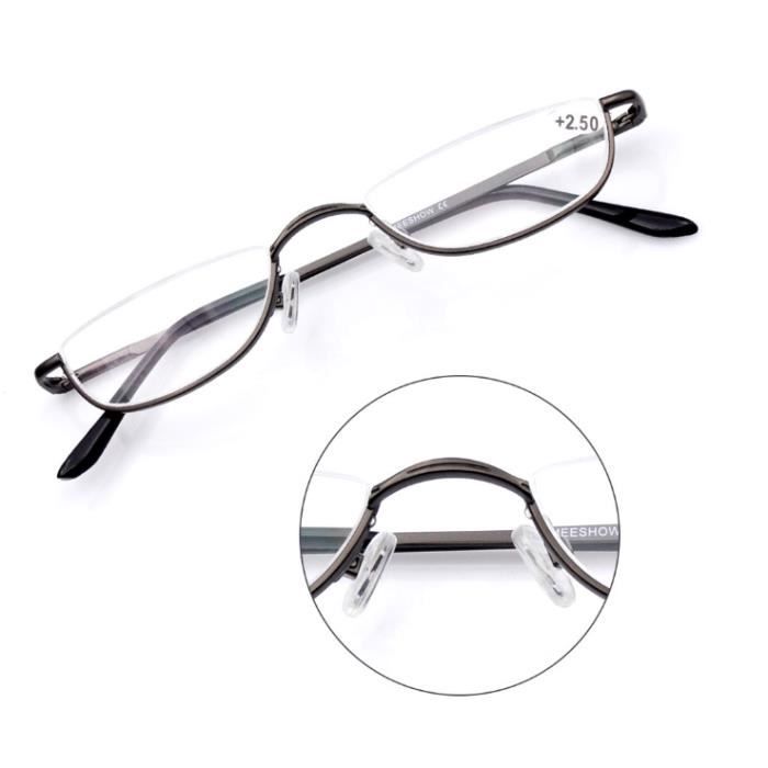 Lunettes de vue lecture homme femme dioptrie +1.25 lunettes pour