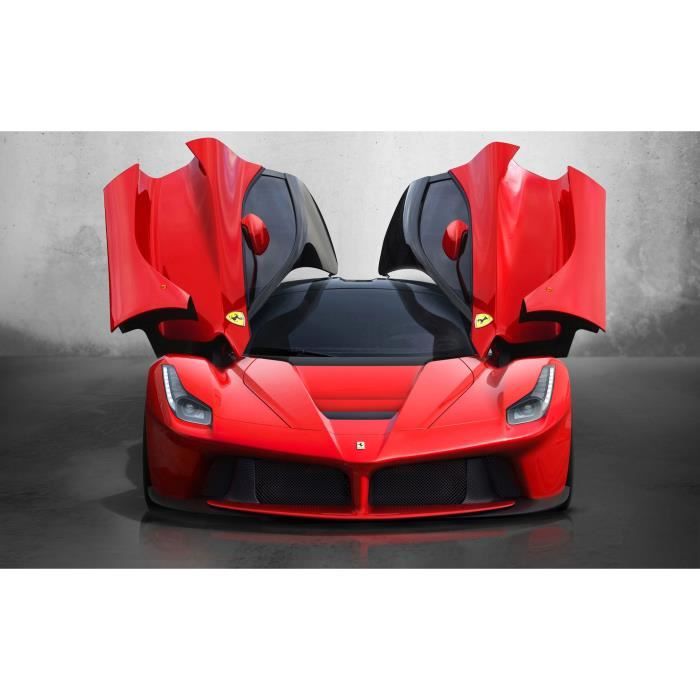 Stickers ou Affiche poster voiture ferrari 'La Ferrari' - dimensions:Stickers dimensions photo:37x23cm