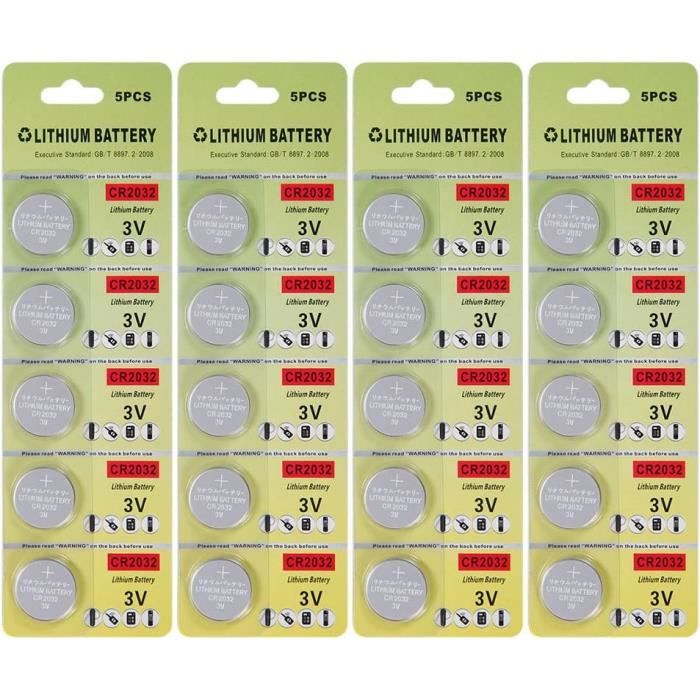 CR2032 3V Lithium Battery,Electronic Coin Cell Button Battery for Toys