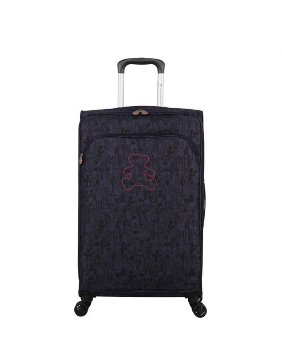 Valise Cabine - LULU CASTAGNETTE - CACTUS - Polyester - 4 roues silencieuses