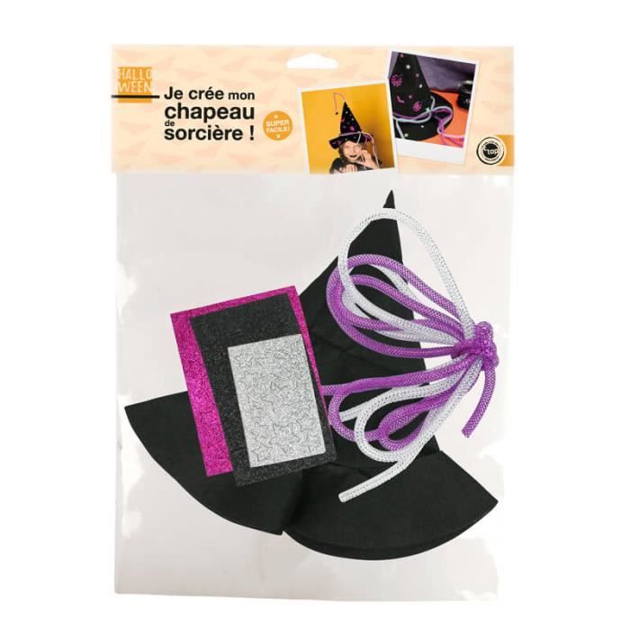 Kit Magie 6 Pièces Pour Enfants & Adultes : Chapeau Sorcière, Baguette, Foulard Changeant De Couleur