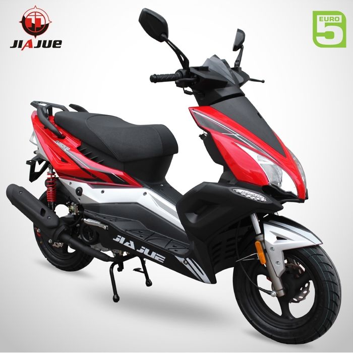 Scooter 50cc 4T FUSION 50 JIAJUE Rouge Cdiscount Auto