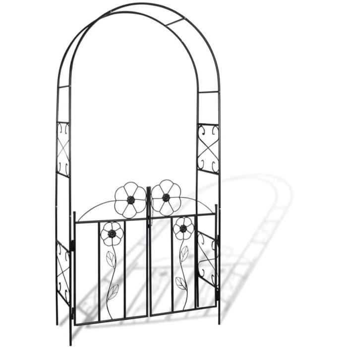 Tonnelles vidaXL Arche de Jardin Arceau à Rosiers Support de Plantes Grimpantes Pergola 20474