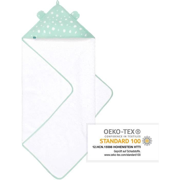 Serviettes Et Sorties De Bain Emma Noah Cape De Bain Pour Bebe Avec Oreilles Extra Douce Tissu Eponge 100 Coton 4460 Cdiscount Maison
