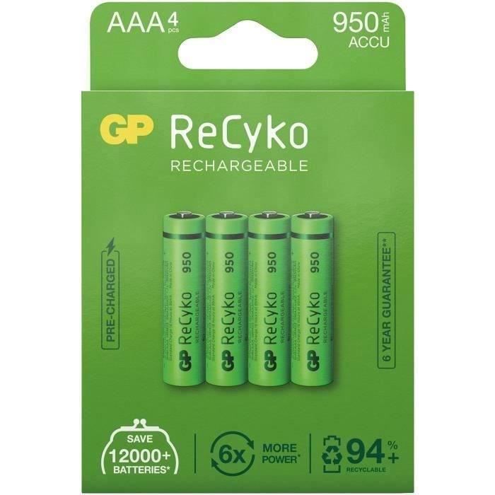 GP Piles Recyko AAA 950mAh bl4