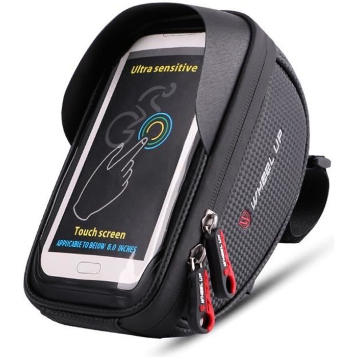 Moto Vélo porte-guidon Support Sac étanche étui pour téléphone portable GPS  - Cdiscount Téléphonie